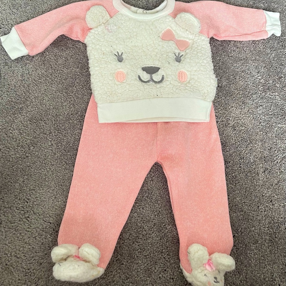 Cozy baby girl pijama